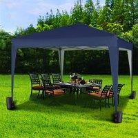 MCC Direct 2X2m Pop up Gazebo Party Tent Marquee with Storage Bag in Blue