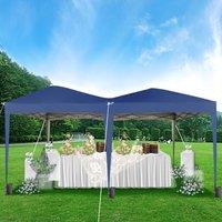 MCC Direct 3x6m Pop up Gazebo Part Tent Marquee in Blue
