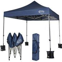 MCC Direct Maximus 3x3 Heavy Duty Pop up Gazebo NS in Blue