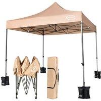 MCC Direct Maximus 3x3 Heavy Duty Pop up Gazebo NS in Beige