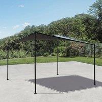 Primrose 3.5m Square Portable Powder Coated Steel Frame with Waterproof Sail Shade in Charcoal