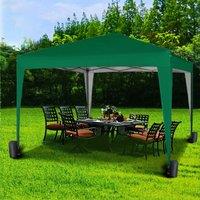 MCC Direct 3x3m Pop up Garden Gazebo Party Tent Marquee with Storage Bag in Green