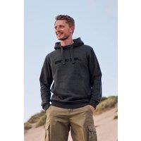 Animal Men's 'Rocky' Surfing Beach Casual Cotton Hoodie in Dark Grey | Size: XS