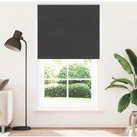 Berkfield Home Roller Blind Blackout Black 120x230 cm Fabric Width 116.6 cm Polyester