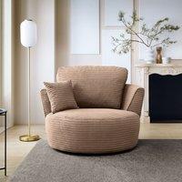 Jumbo Swivel Chair Brown