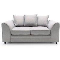 Abakus Direct Darcy 3 Seater Sofa in Smart Linen Fabric 4 colours in Light Grey