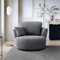 Jumbo Swivel Chair Grey