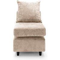 Harriet Crushed Chenille Extension Unit in Cream