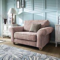 Abakus Direct Ingrid Collection Cuddle Chair in Woodrose in Rose