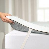 Brightr Sleep Titan 2 in 1 Firm/Extra Firm Mattress Topper in White | Size: Single