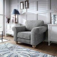 Abakus Direct Ingrid Collection Armchair in Steel Grey in Dark Grey