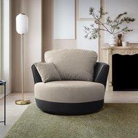 Dylan Swivel Chair in Sand