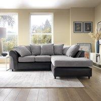 Abakus Direct Harvey Right Facing Corner Sofa in Grey