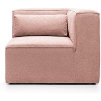 Doris Corner Unit in Pink Cord Chenille