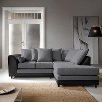 Abakus Direct Chicago Spill-Proof Velvet 3 Seater Sofa in Light Grey