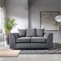 Abakus Direct Jumbo 2 Seater Sofa Grey