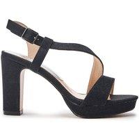 'Cassi' Textile Heeled Sandals