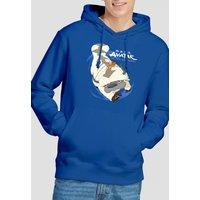 Paramount Home Entertainment Men's Avatar The Last Airbender Appa In Flight Hoodie, Royal Blue | Size: Small