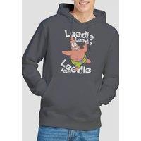 Spongebob Men's Singing Patrick Hoodie, Charcoal | Size: Medium