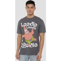 Spongebob Men's Singing Patrick T-Shirt, Charcoal | Size: 2XL