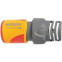Hozelock 2065 Aquastop Plus Hose Connector For 19Mm (3/4 In) Hose in Grey
