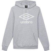 Umbro Men's Logo Hoodie in Grey | Size: XL