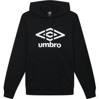 Umbro Men's Logo Hoodie in Black | Size: XL