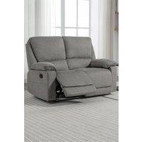 More4Homes Sydney 2 Seater Fabric Manual Recliner Sofa in Grey