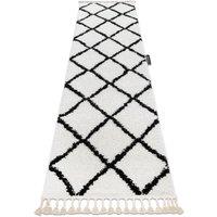 RugsX Berber Runner in White | Size: 80 cm x 200 cm