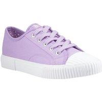 Hush Puppies Women's Freya Canvas Trainer in Lilac | Size: 6