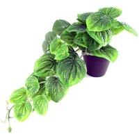 Leaf 35cm Artificial Trailing Green Potted Pothos Plant