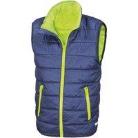 Result Core Sleeveless Zip Up Bodywarmer in Navy | Size: XL