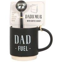 KDMD Dad Fuel Mug & Coffee Scoop Clip in Black