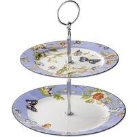 Aynsley China 'Cottage Garden' Two-Tiered Cake Server