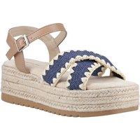 Hush Puppies Women's Jemma Espadrille Sandal in Navy | Size: 8