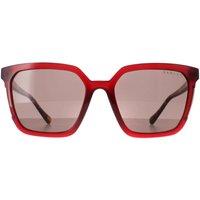 Radley Women's Square Transparent Burgundy Brown Allington 6506 in Red