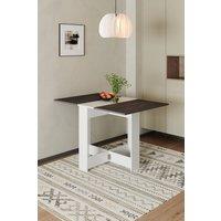 120cm Modern Drop Leaf Foldable Dining Table