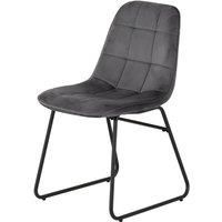 Seconique Lukas Chair ( Pair ) in Grey