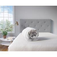 Snug City Luxury 13.5 Tog Goose Feather & Down Duvet 100% Cotton Cover in White | Size: King