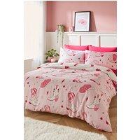 Sassy B 'Cowgirl Boot' Reversible Duvet Cover Set in Pink | Size: King