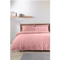Catherine Lansfield So Soft Non Iron Duvet Cover Set in Coral | Size: Super King