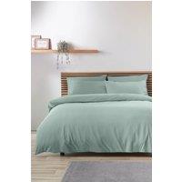 Catherine Lansfield So Soft Non Iron Duvet Cover Set in Green | Size: Super King