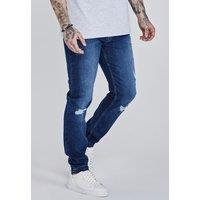 Distressed Slim Fit Jeans