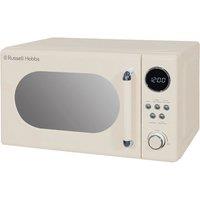 Russell Hobbs Retro Digital Microwave 20 Litres 800W RHM2044 in Cream
