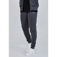 SikSilk Men's Essentials Poly Track Pants in Grey | Size: Small