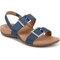 Vionic Women's Reese Slingback Sandals in Dark Blue | Size: 3.5