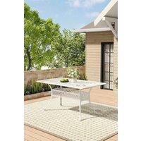 Rectangular Cast Aluminum Garden Bistro Dining Table