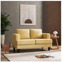 Home Detail Dale 2 Seater Sofa in Mustard