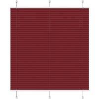 Berkfield Home Pleated Blind Bordeaux Red 120x150 cm Fabric Width 119.4 cm Polyester