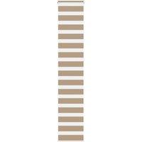 Berkfield Home Zebra Blind Sand Brown 40x230 cm Fabric Width 35.9 cm Polyester